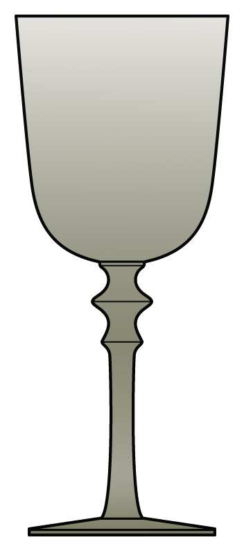Vincenza Smoke Water Goblet by Impulse-1