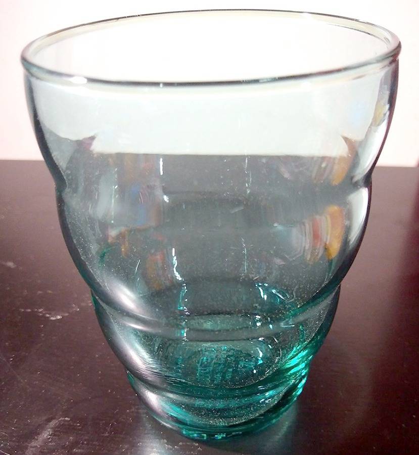 Skoja Flat Turquoise Tumbler by Ikea Crystal-1