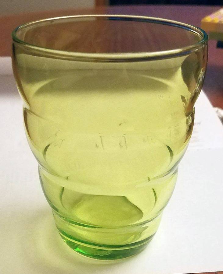 Skoja Green Flat Tumbler by Ikea Crystal-1