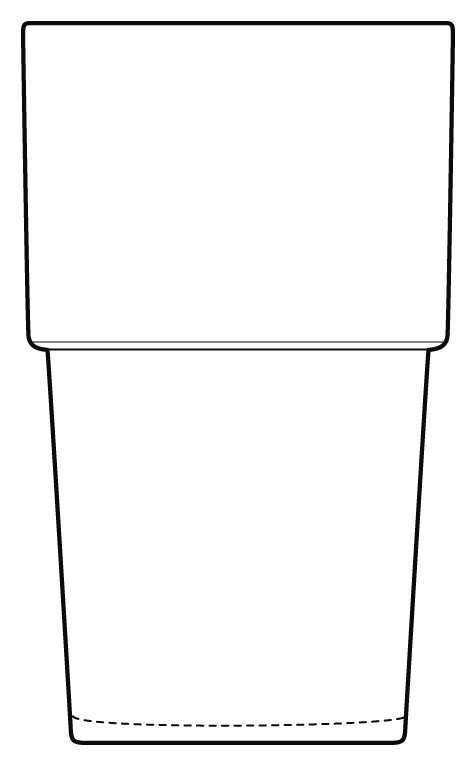 Vaken Flat Tumbler by Ikea Crystal-1