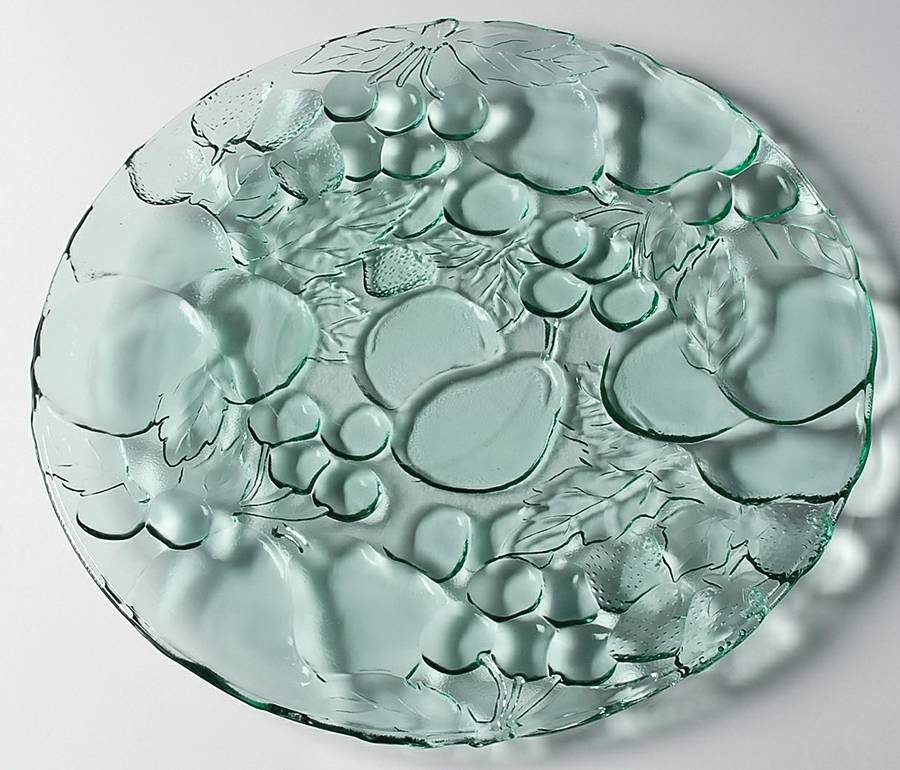 Madeira 13" Round Platter by Indiana Glass-1