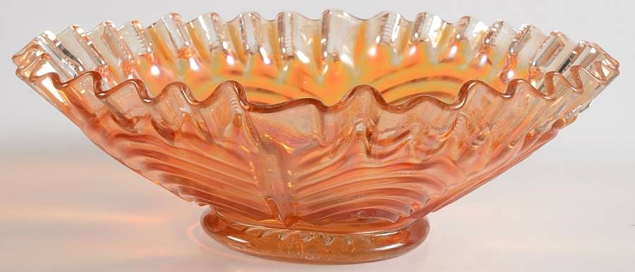 Arcs Marigold 8" Round Bowl by Imperial Glass-Ohio-1