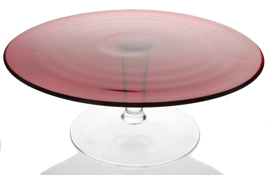 Aktad 13" Diameter Cake Stand/Pedestal by Ikea Crystal-1