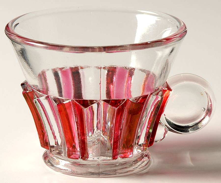 1005 Ruby Flash Punch Cup by Indiana Glass-1