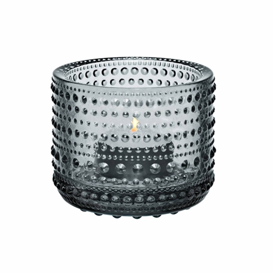 Kastehelmi Grey 3" Votive Candle by Iittala-1