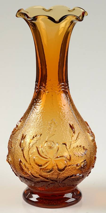 Rose Amber 6" Bud Vase by Imperial Glass-Ohio-1