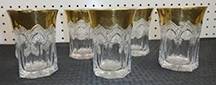 Gothic Windows (Gold Trim) Flat Tumbler by Indiana Glass-1