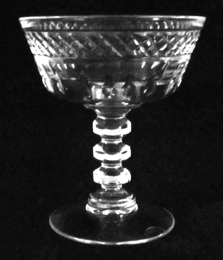 12-1 (Non Frosted) Champagne/Tall Sherbet by Imperial Glass-Ohio-1