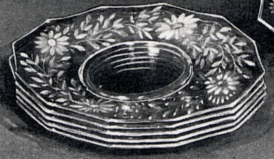 Viking Pink (Rose) Luncheon Plate by Imperial Glass-Ohio-1