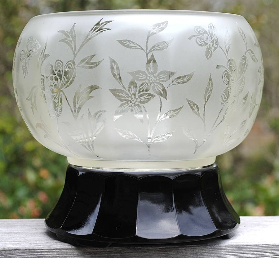 6567-1 Lily Bowl with Base by Imperial Glass-Ohio-1