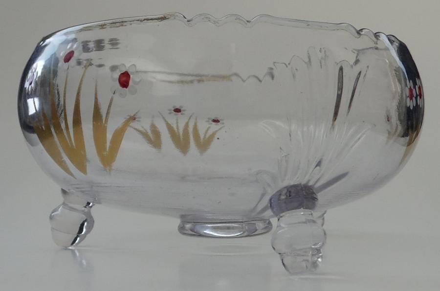 IMC12 5" 3-Toed Footed Bowl by Imperial Glass-Ohio-1