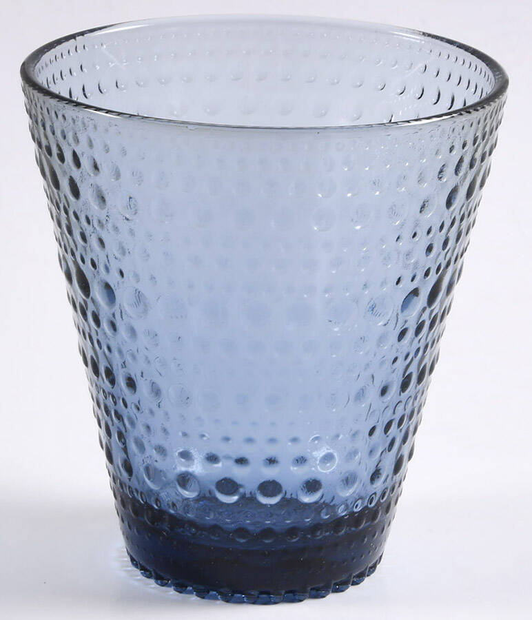 Kastehelmi Rain Blue 10 Oz Flat Tumbler by Iittala-1