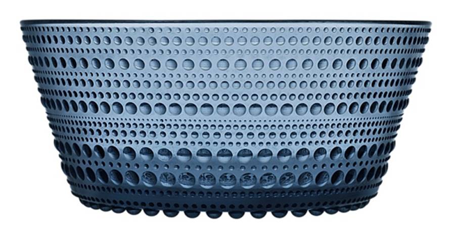 Kastehelmi Rain Blue 7" Round Bowl by Iittala-1