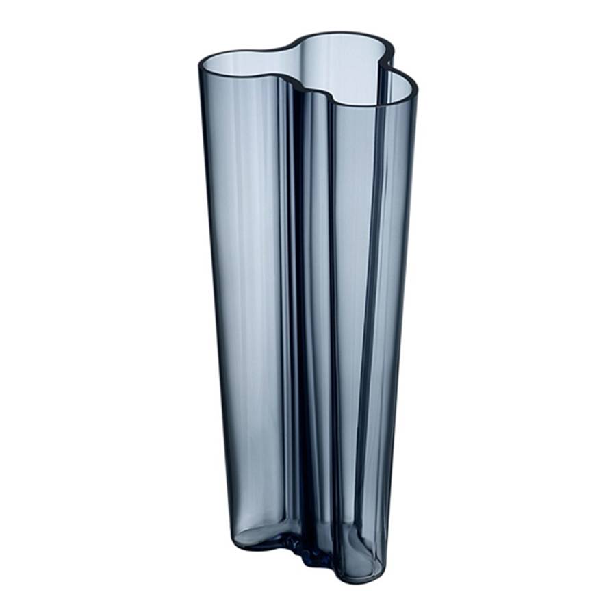 Alvar Aalto Rain Blue 10" Flower Vase by Iittala-1