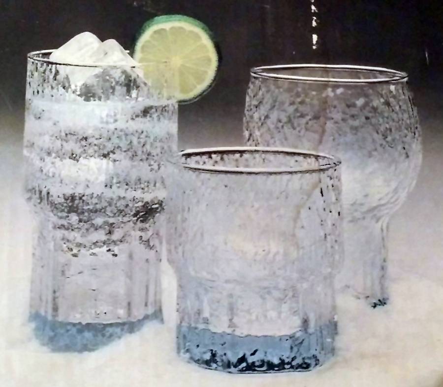 Glacier Blue Mist Cooler by Indiana Glass-1