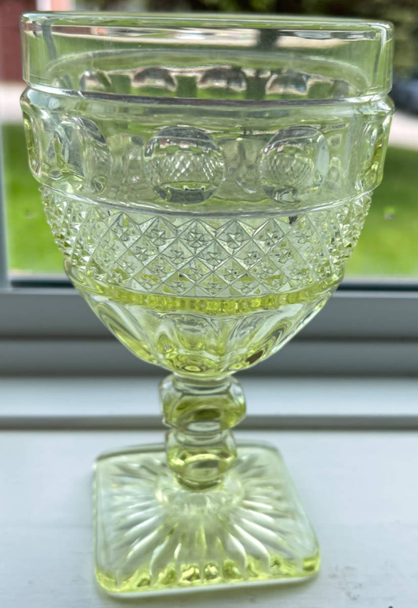 Tradition Topaz Water Goblet by Imperial Glass-Ohio-1