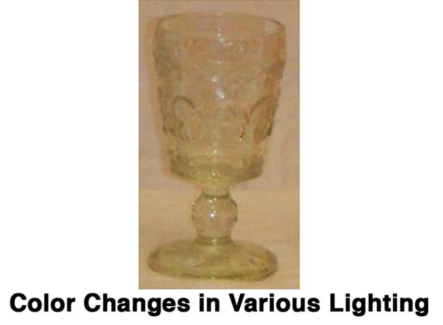 Scroll Vaseline Water Goblet by Ivima-1
