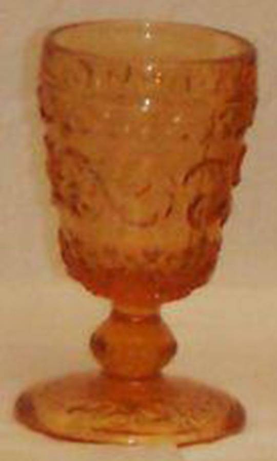 Scroll Orange Water Goblet by Ivima-1
