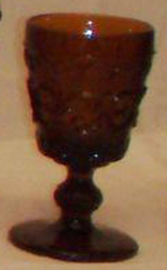 Scroll Brown Water Goblet by Ivima-1