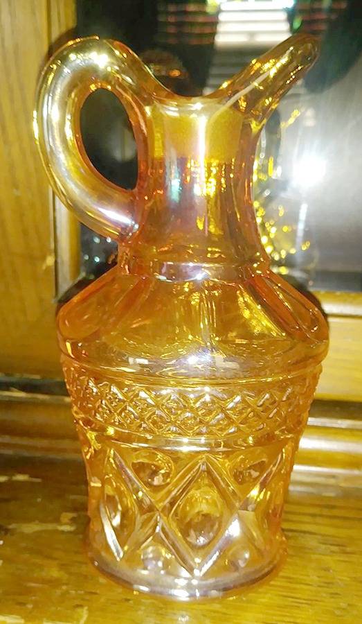 Cape Cod Marigold (Rubigold) Handled Cruet No Stopper by Imperial Glass-Ohio-1