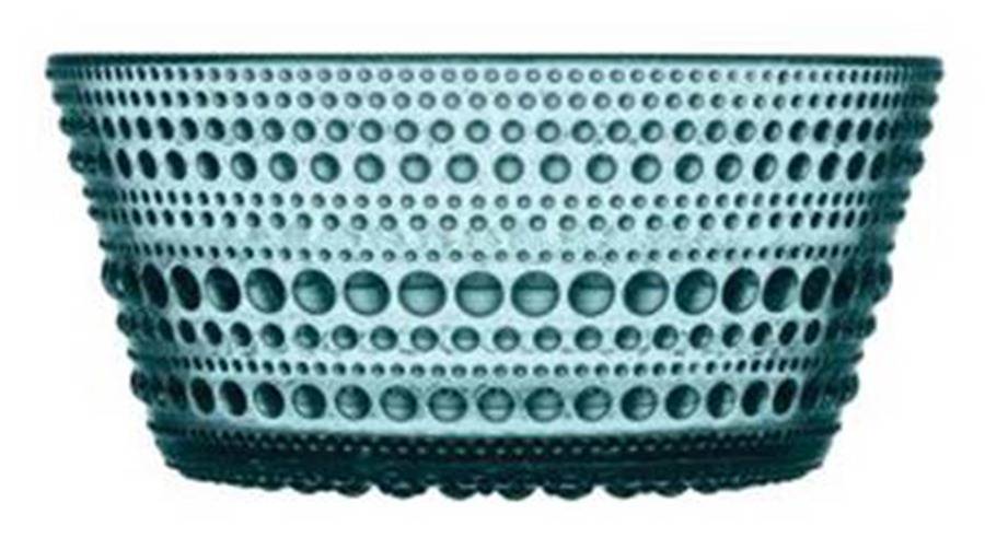 Kastehelmi Sea Blue Cereal Bowl by Iittala-1