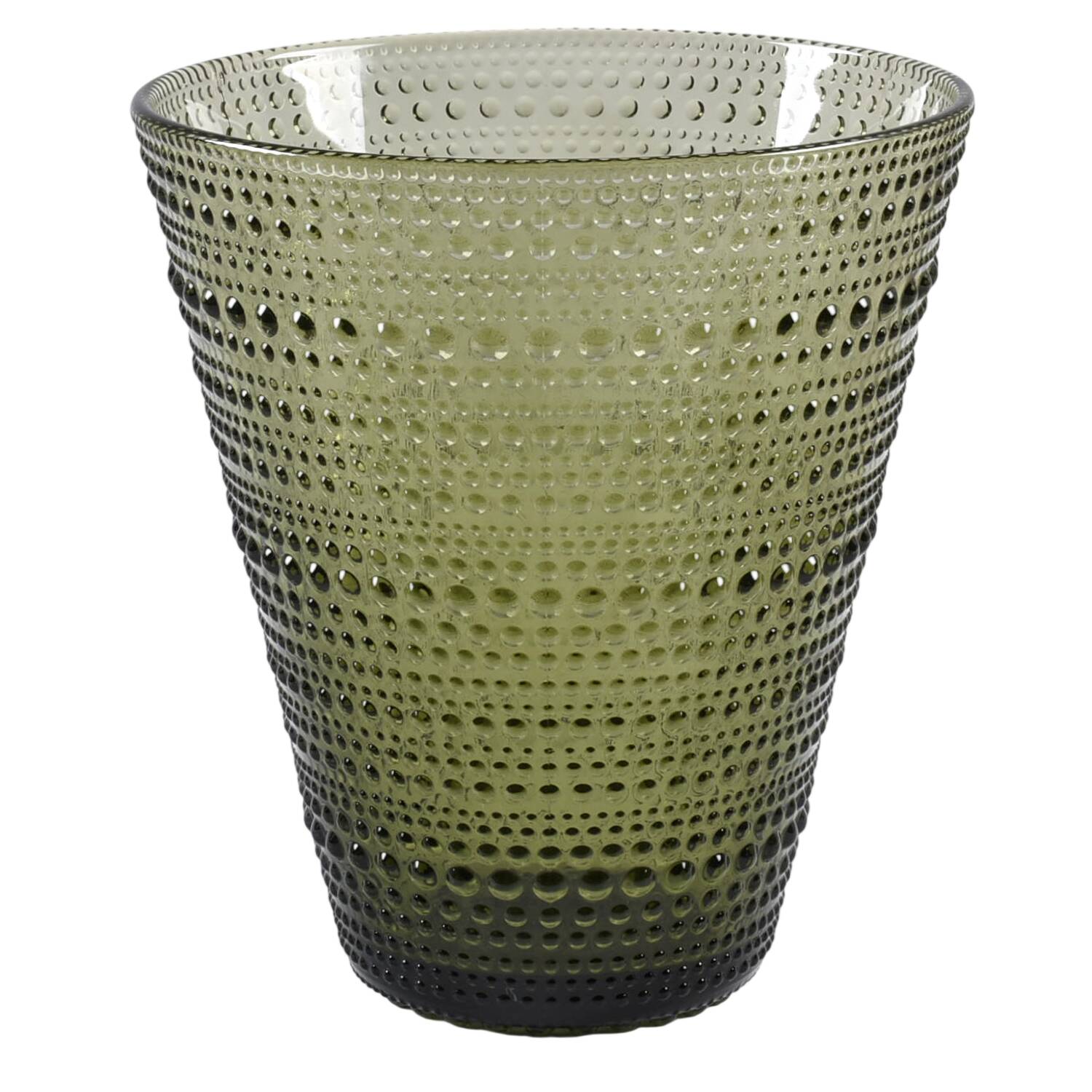 Kastehelmi Moss Green 6" Flower Vase by Iittala-1
