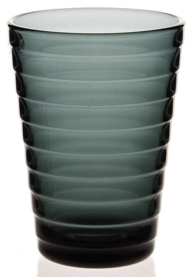 Aino Aalto Dark Grey 11 Oz Flat Tumbler by Iittala-1