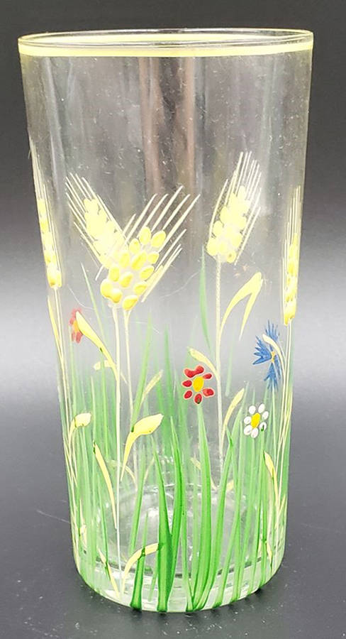 Wheat (Enamel) (Stem #110) Highball Glass by Imperial Glass-Ohio-1