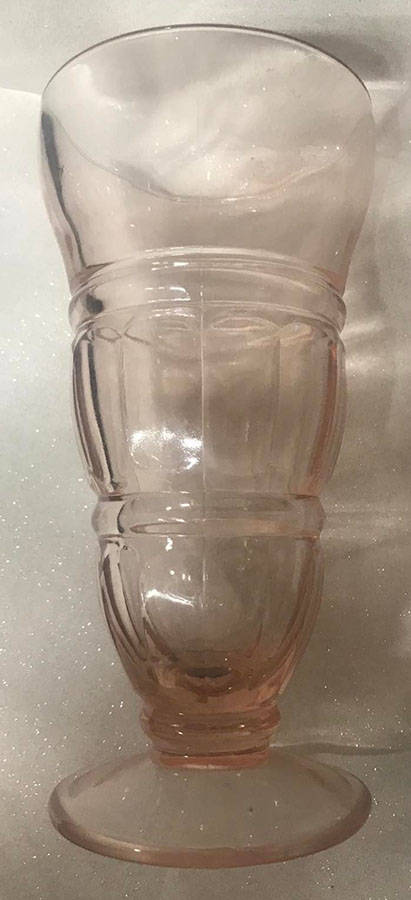 304 Pink 12 Oz Soda Tumbler by Indiana Glass-1