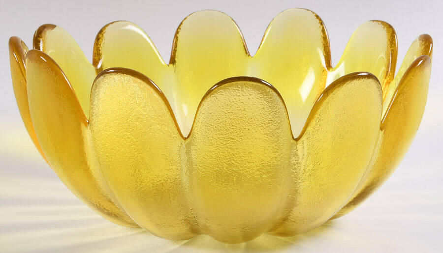 Luau Topaz 11" Salad Bowl by Indiana Glass-1