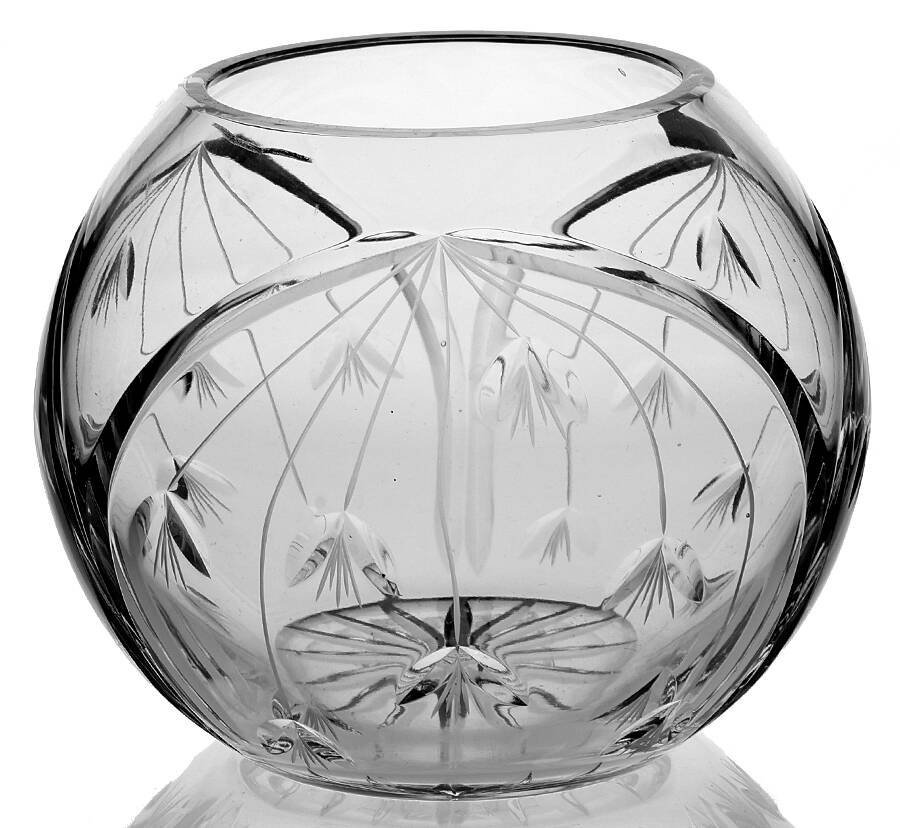 IRG7 5" Rose Bowl by Irena Glass Factory-1