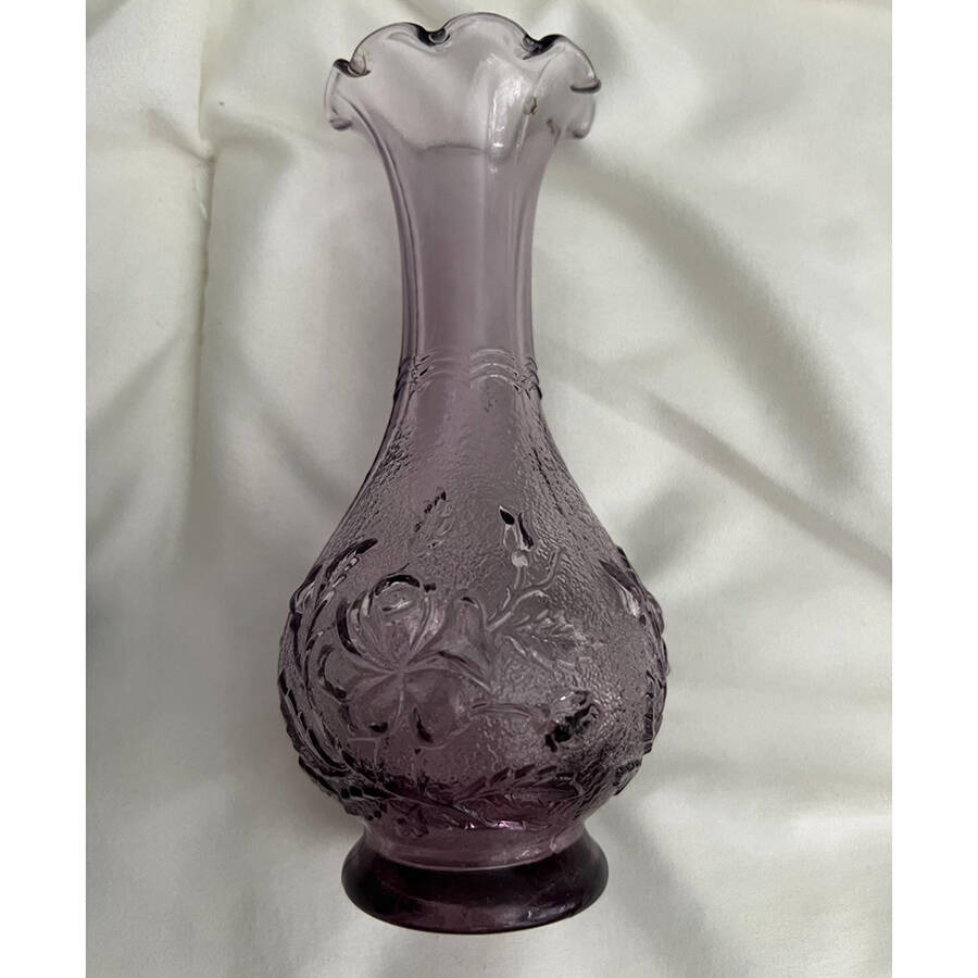 Rose-Amethyst 6" Bud Vase by Imperial Glass-Ohio-1