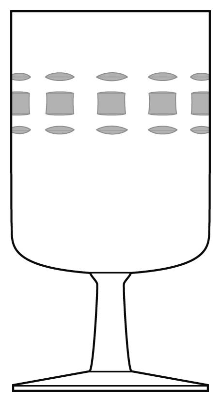 Brocade Water Goblet by Javit-1