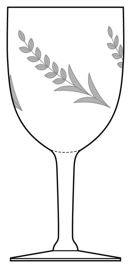 Corntime Water Goblet by Javit-1