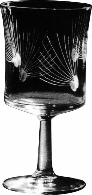 Evening Glow Water Goblet by Javit-1