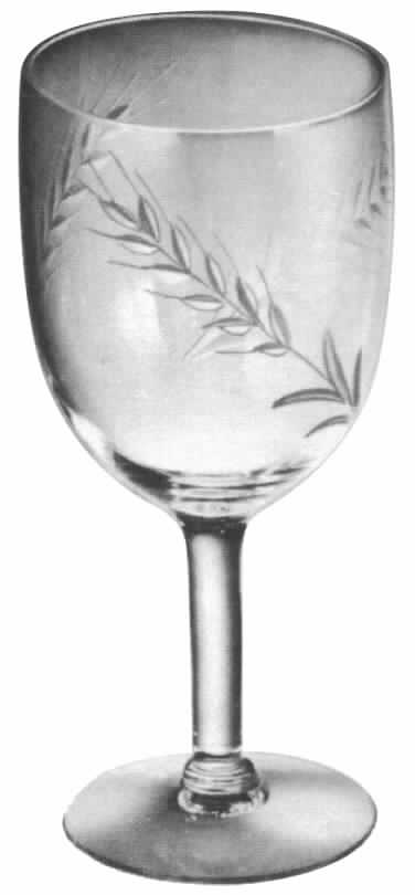 Festive Water Goblet by Javit-1