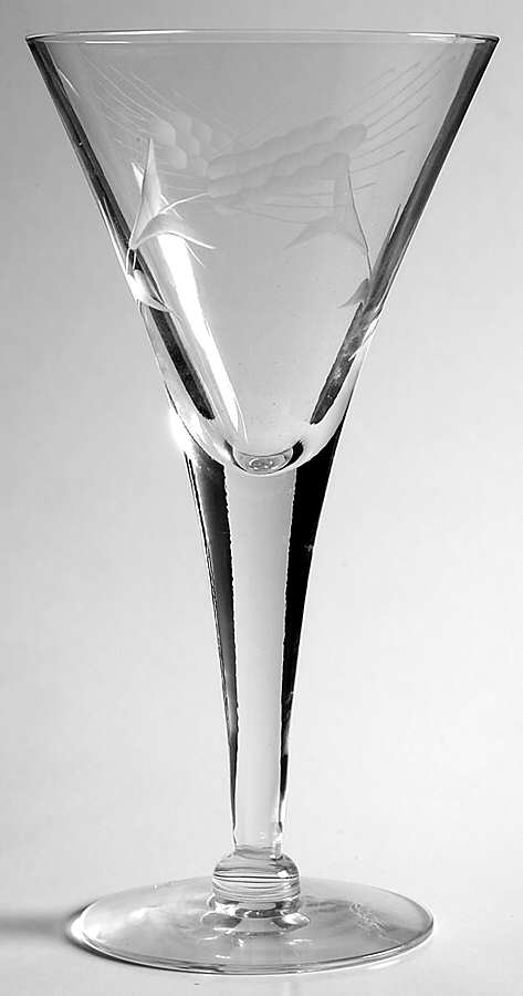 Fine Wheat Water Goblet by Javit-1