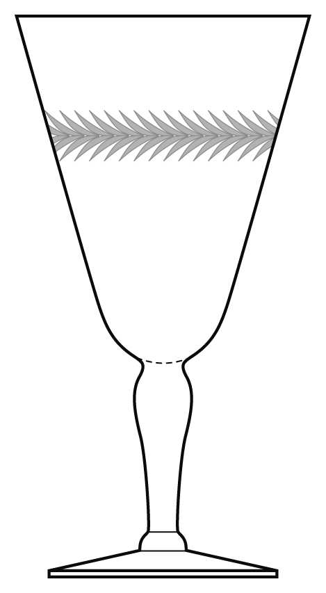 Forever Yours Water Goblet by Javit-1