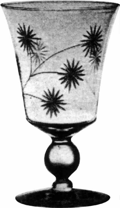 Moonglow Water Goblet by Javit-1