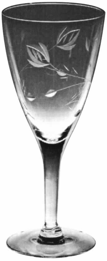 Rose Cascade Water Goblet by Javit-1