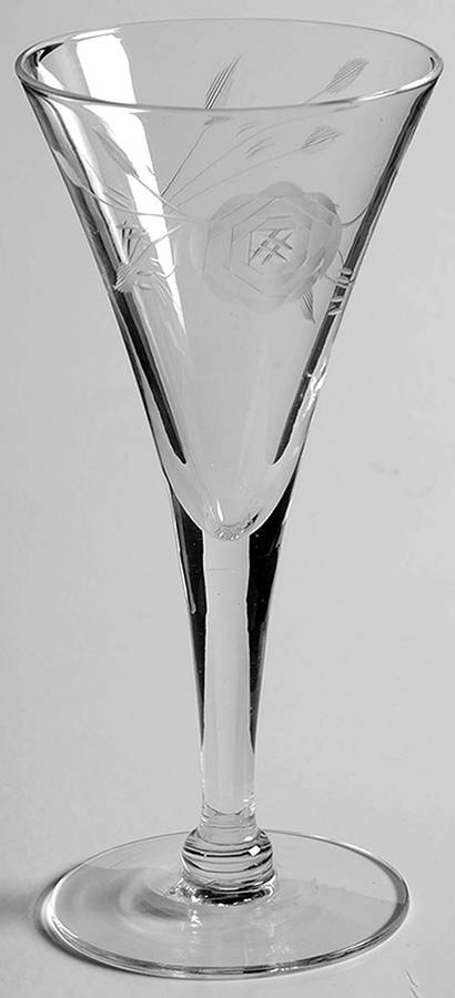 Rose Wine Glass by Javit-1