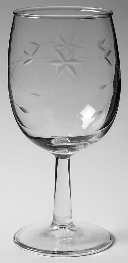STARFLOWER (STEM #190) Water Goblet by Javit-1
