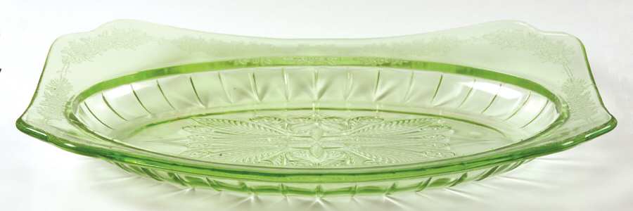 Adam Green 11" Oval Platter by Jeannette-1