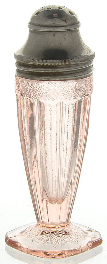 Adam Pink Metal Lid for Footed Shaker by Jeannette-1