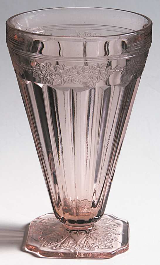 Adam Pink 9 Oz Footed Tumbler by Jeannette-1