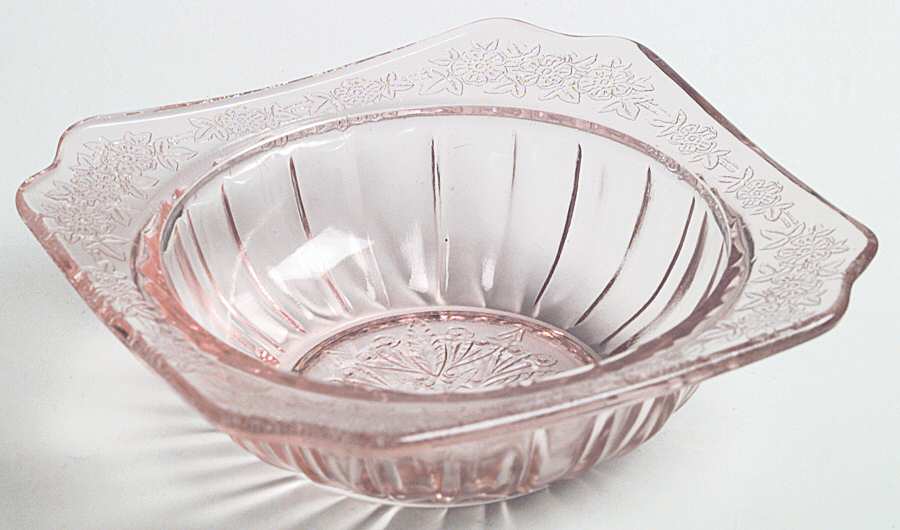 Adam Pink Small Fruit Dessert Bowl by Jeannette-1