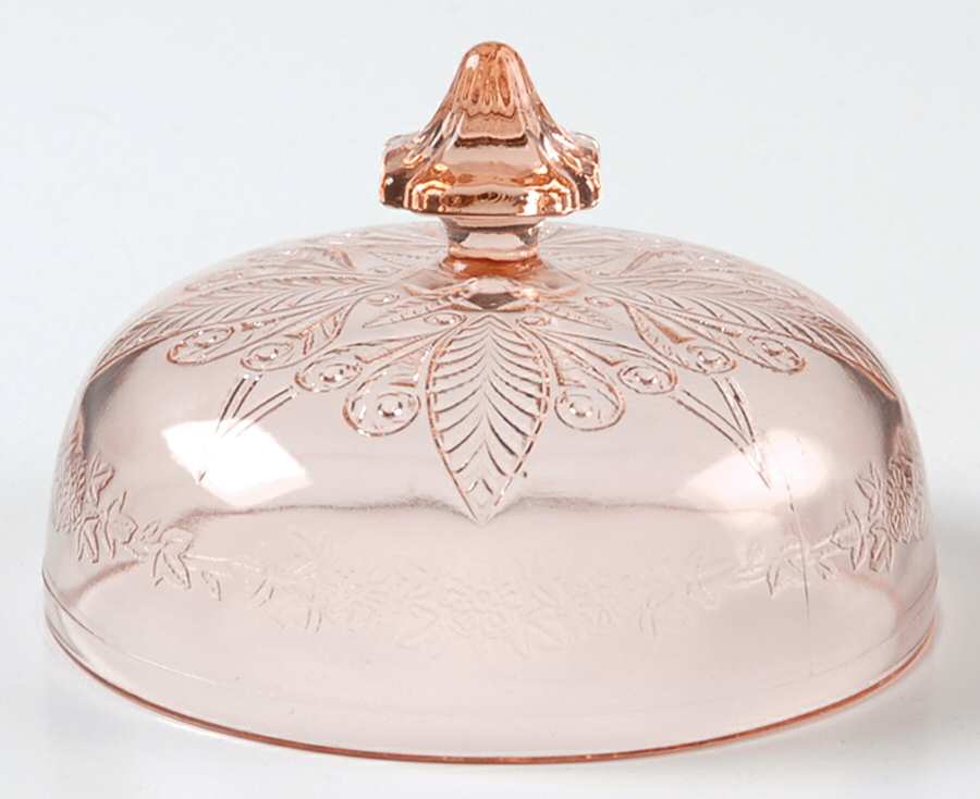 Adam Pink Lid for Round Butter by Jeannette-1