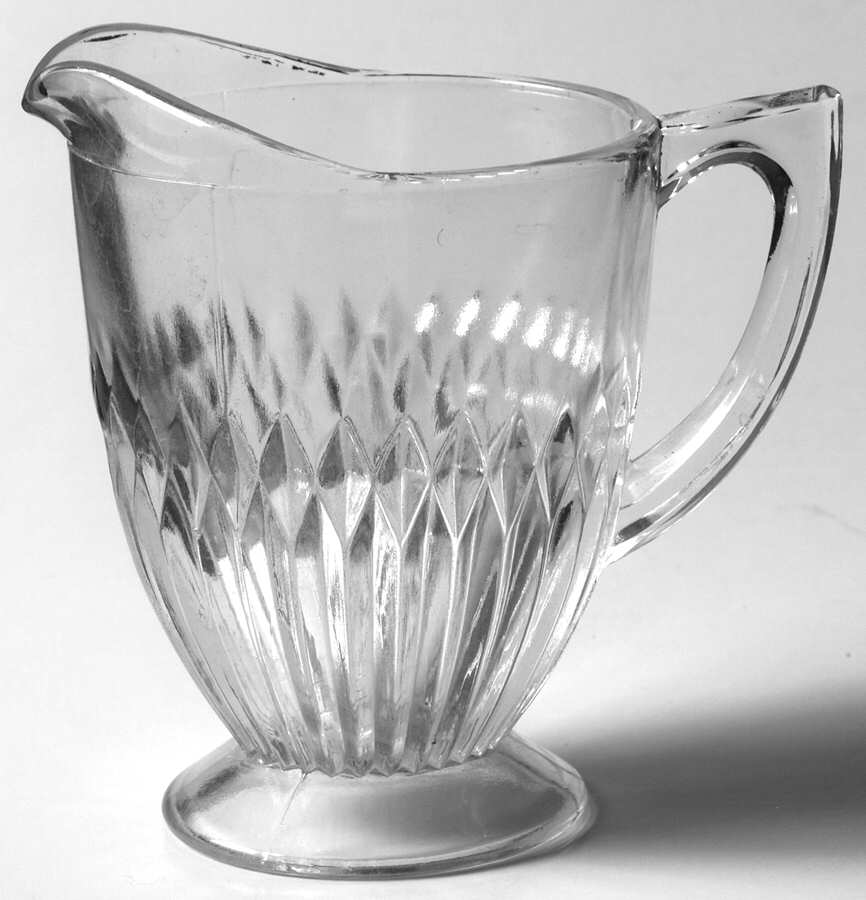 Anniversary Clear Creamer by Jeannette-1