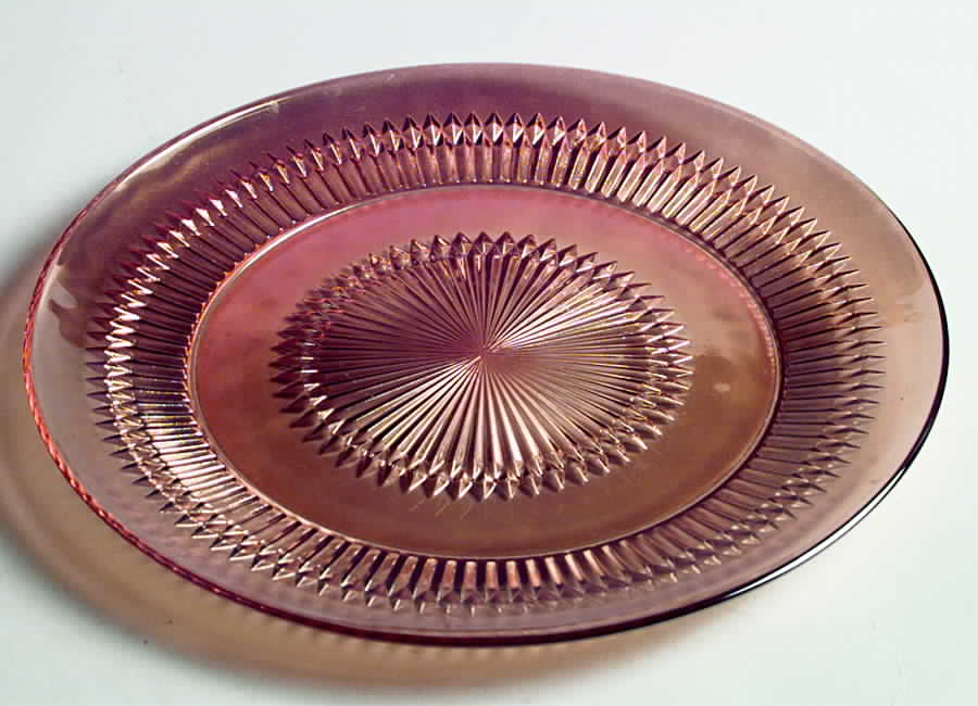 Anniversary Iridescent Dinner Plate by Jeannette-1