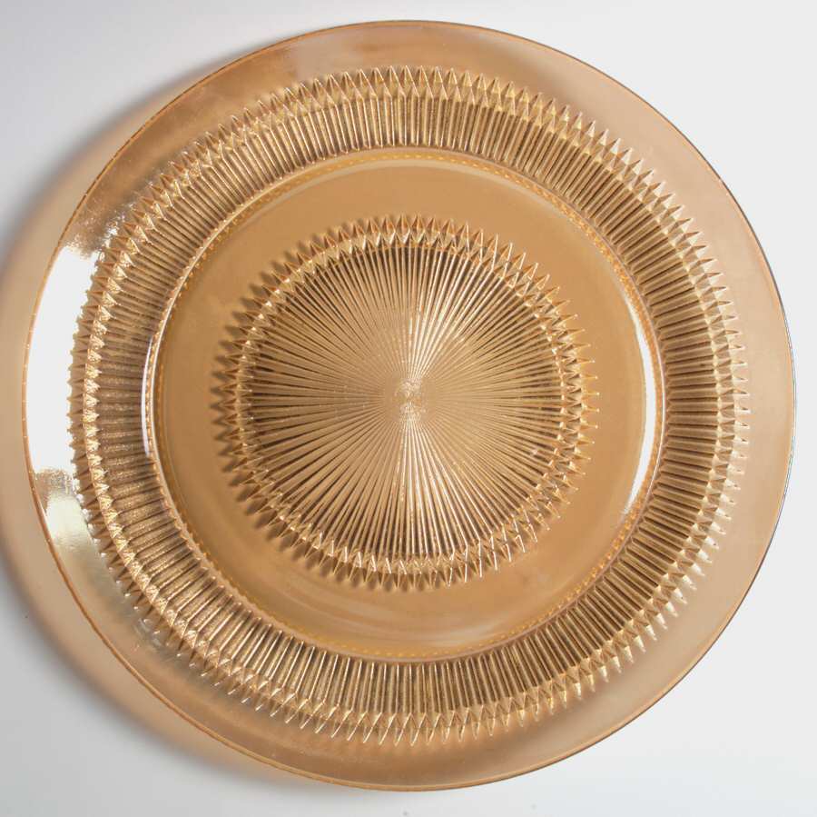 Anniversary Iridescent 12" Sandwich Plate by Jeannette-1